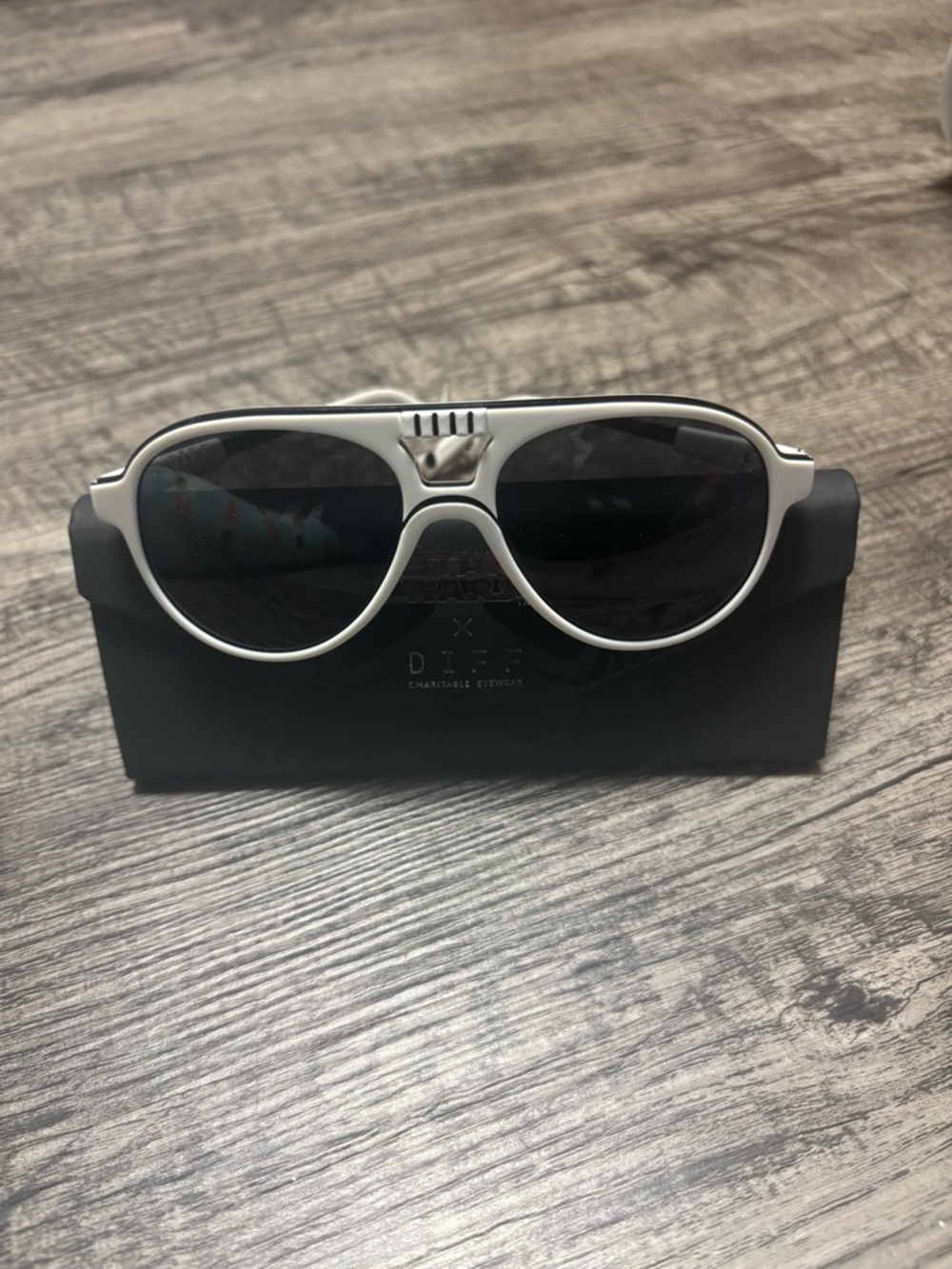 Diff Star Wars Stormtrooper Sunglasses with Black Lenses
